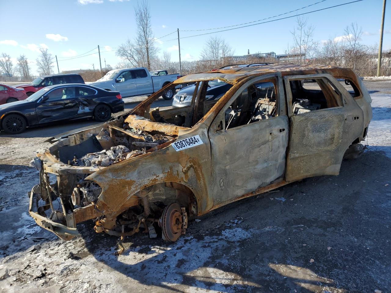 2021 Dodge Durango R/T, VIN 1C4SDJCT8MC864114 — Vandalism