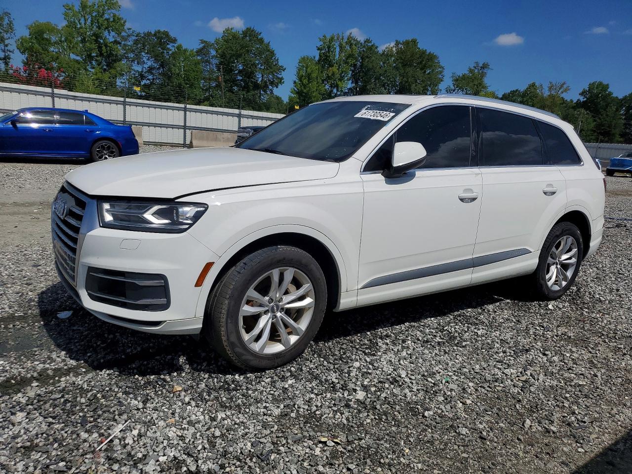 2018 Audi Q7 Premium Plus, VIN WA1LAAF7XJD034262 — Burn