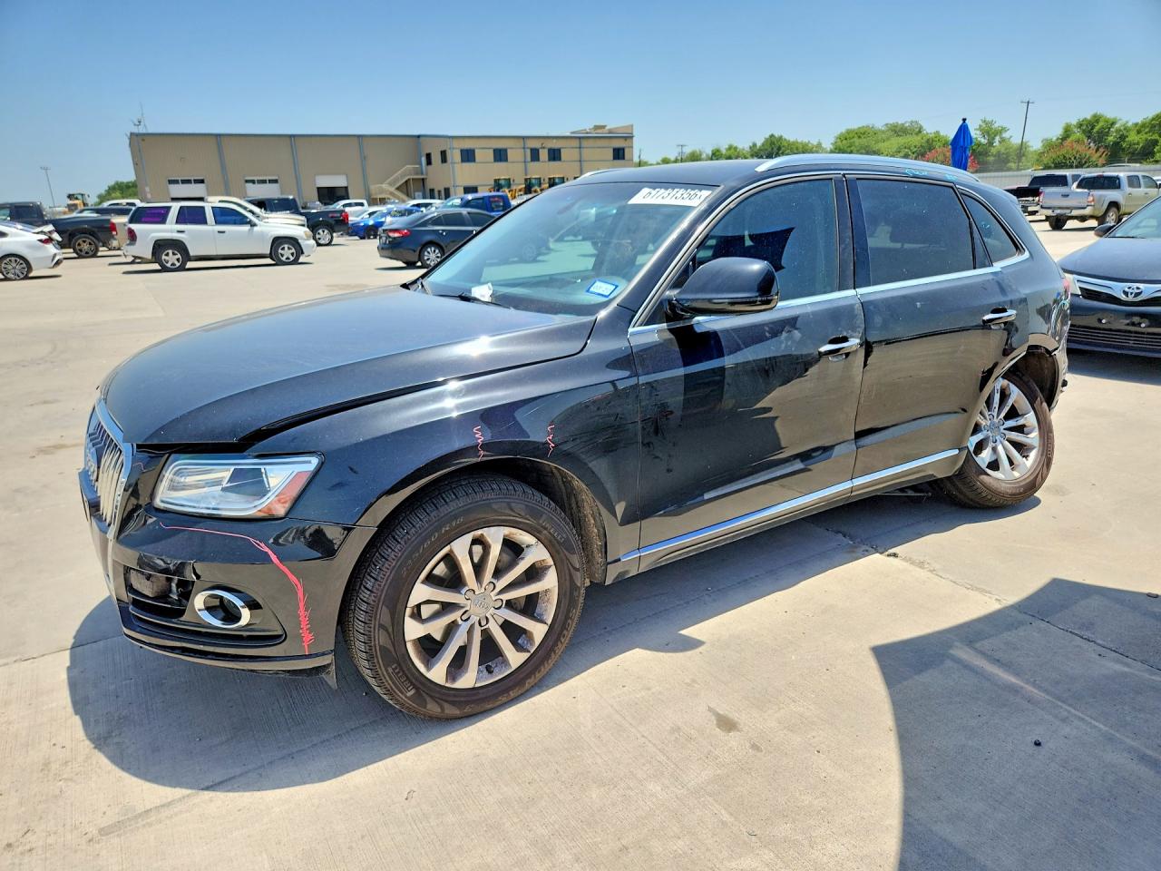 2016 Audi Q5 Premium, VIN WA1C2AFP6GA045539 — Rear end
