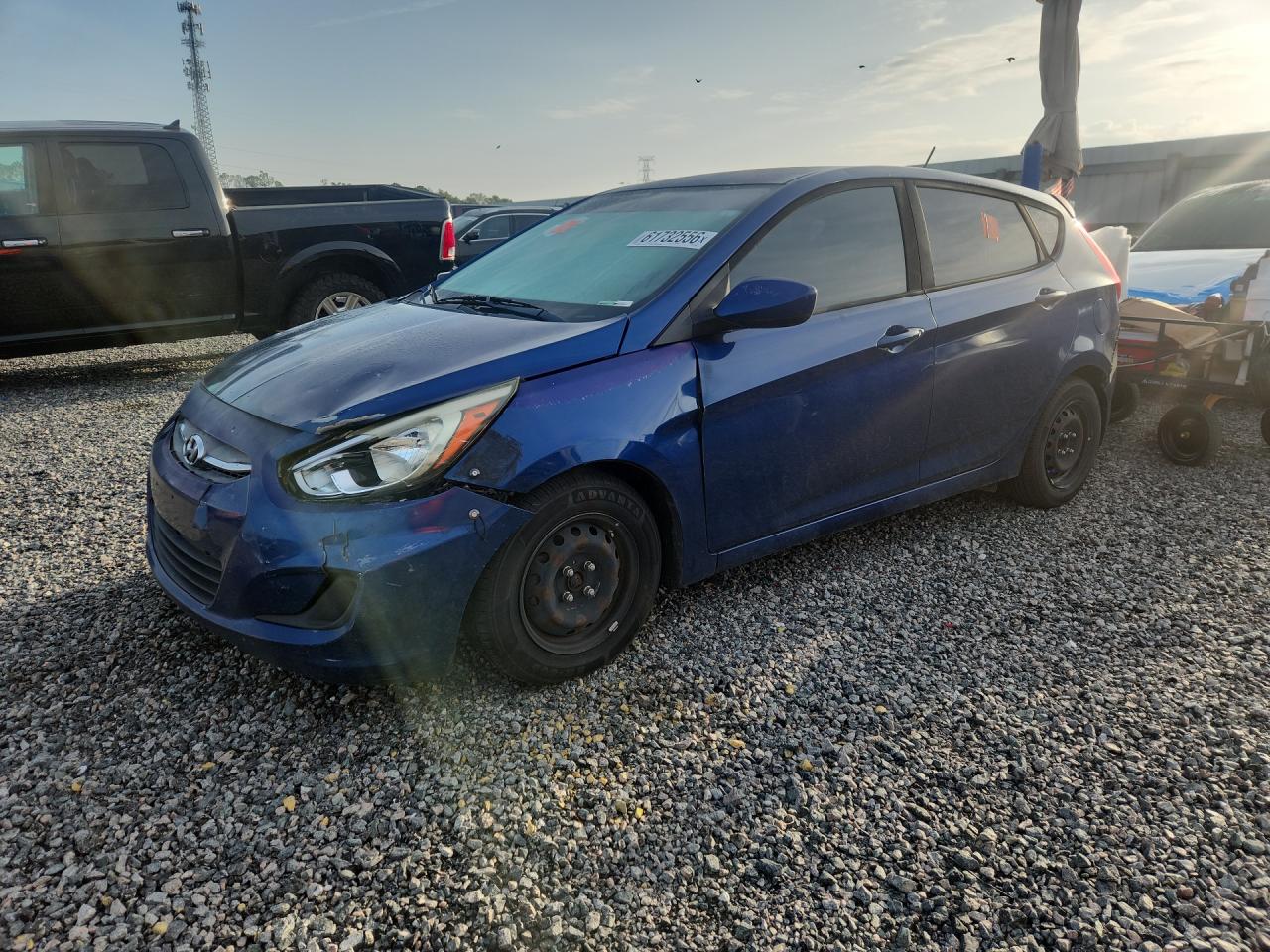2017 Hyundai Accent SE, VIN KMHCT5AEXHU338856 — Перед