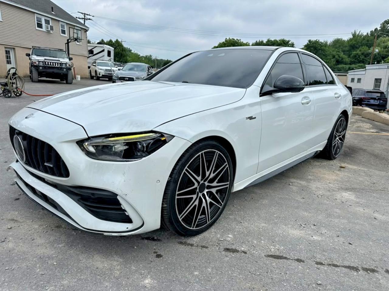 2025 Mercedes-Benz C 43 AMG, VIN W1KAF8HB9SR253619 — Minor dents and scratches