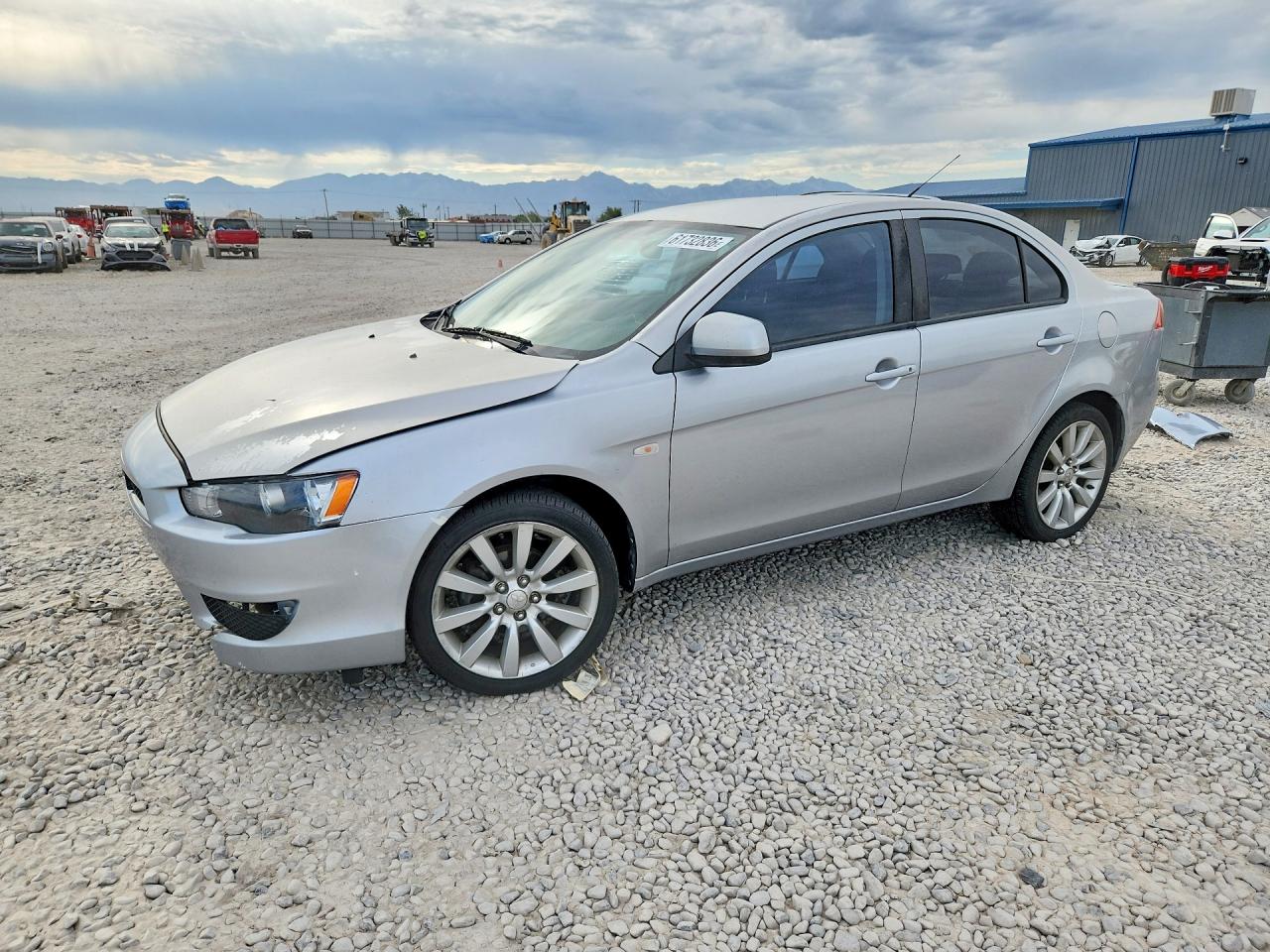 2009 Mitsubishi Lancer ES, VIN JA3AU26U19U002696 — Front end