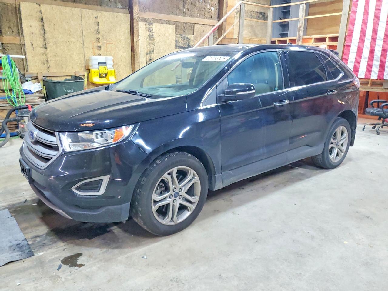 2017 Ford Edge Titanium, VIN 2FMPK4K94HBB98244 — Hail