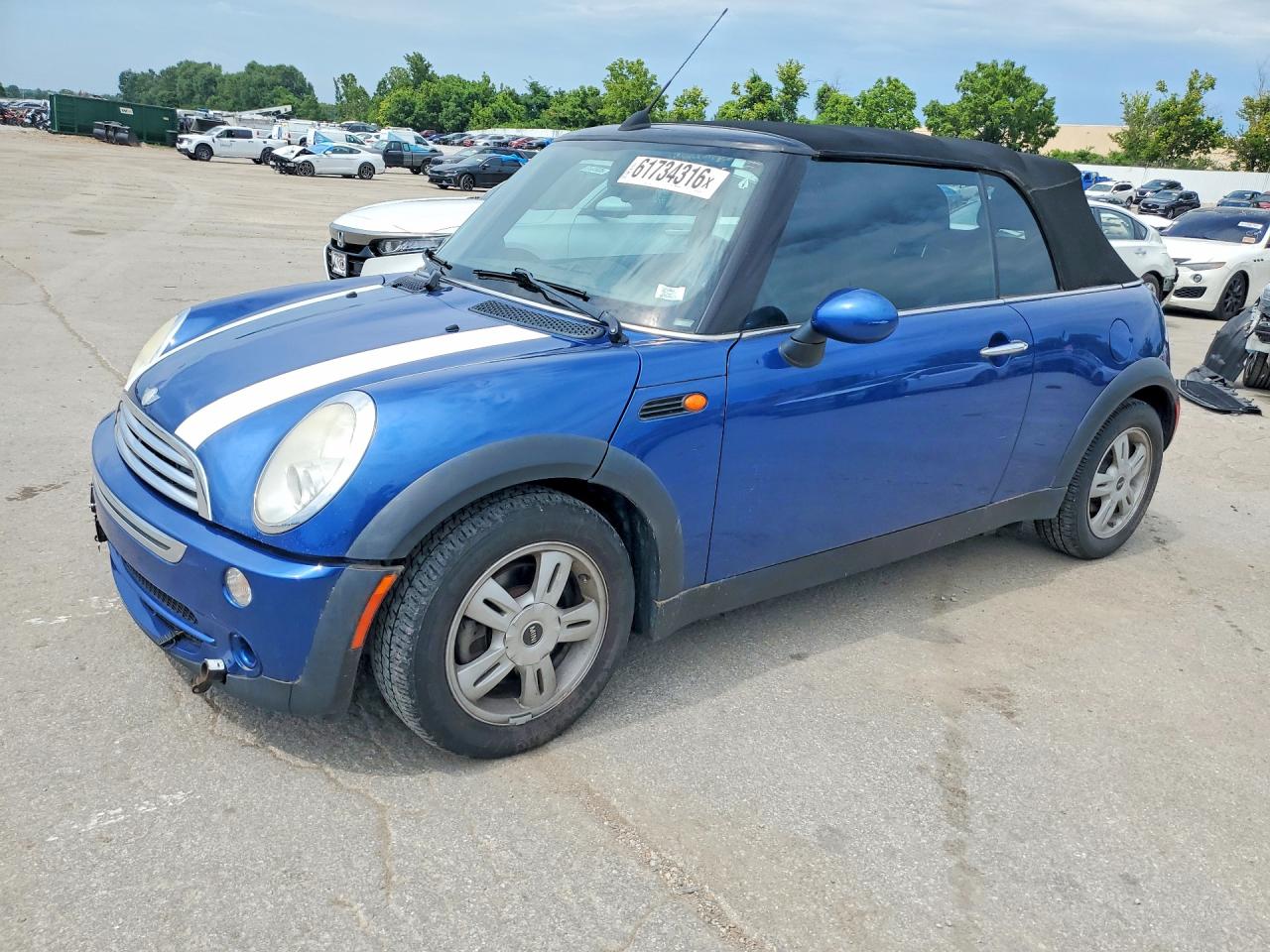 2008 MINI Convertible, VIN WMWRF33598TF68286 — Hail