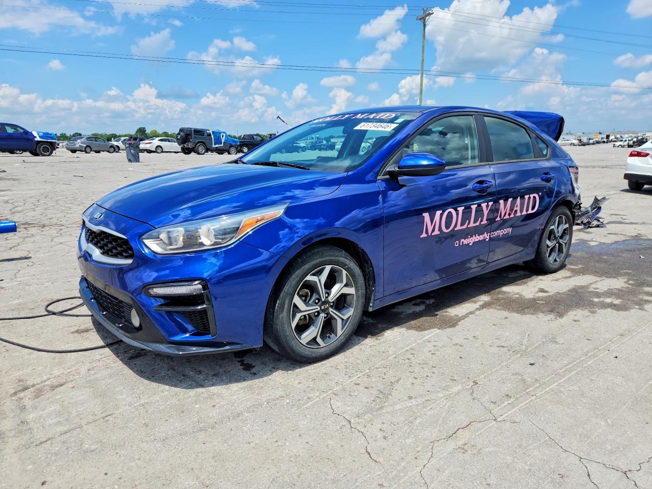 2021 Kia Forte LXS, VIN 3KPF24AD0ME337911 — Rear end
