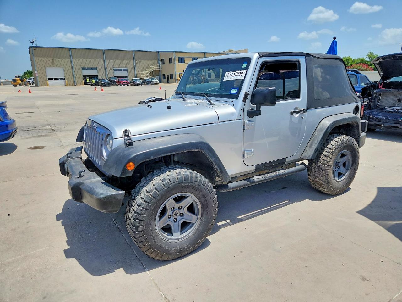 2010 Jeep Wrangler Sport, VIN 1J4AA2D10AL167632 — Hail