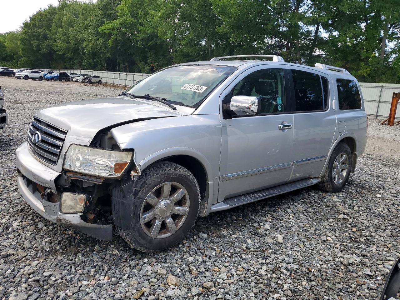 2005 Infiniti QX56, VIN 5N3AA08CX5N813813 — Front end