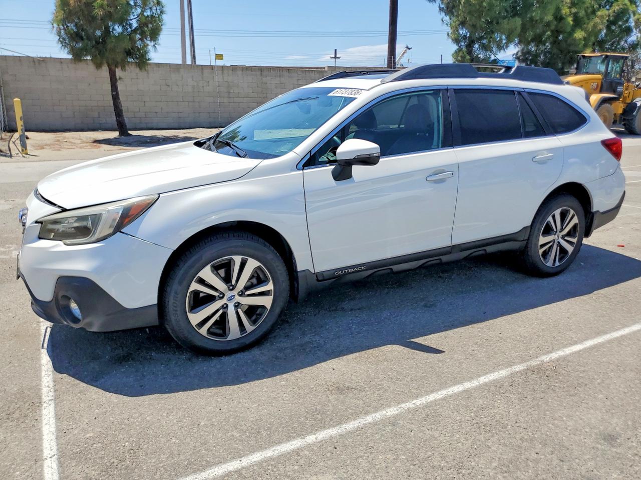 2018 Subaru Outback Limited, VIN 4S4BSENC6J3264502 — Rear end
