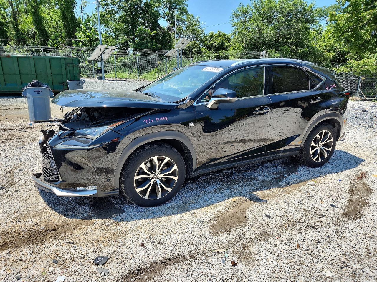 2016 Lexus NX F Sport, VIN JTJBARBZXG2052351 — Front end