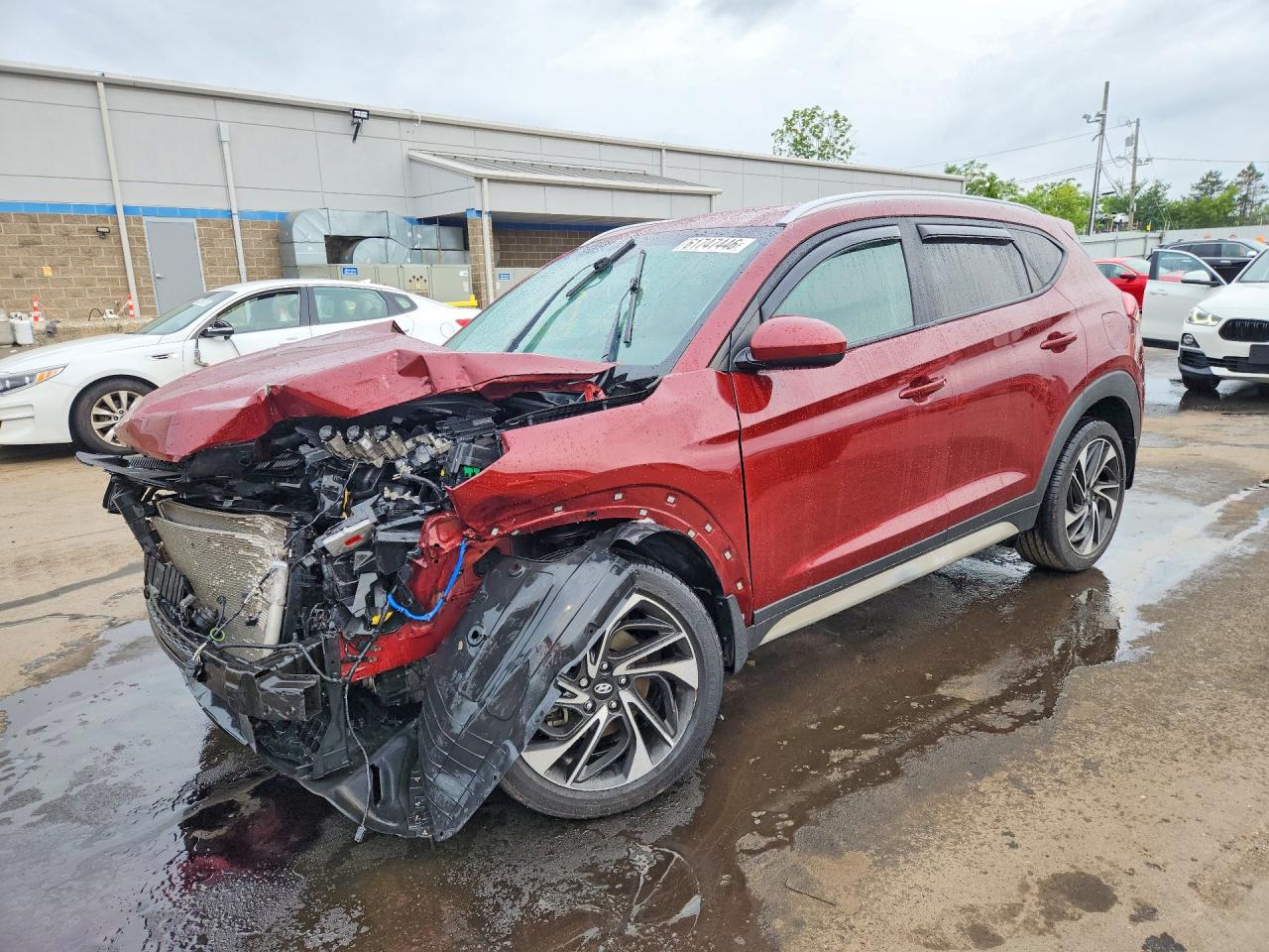2020 Hyundai Tucson Ultimate, VIN KM8J3CAL3LU202488 — Перед