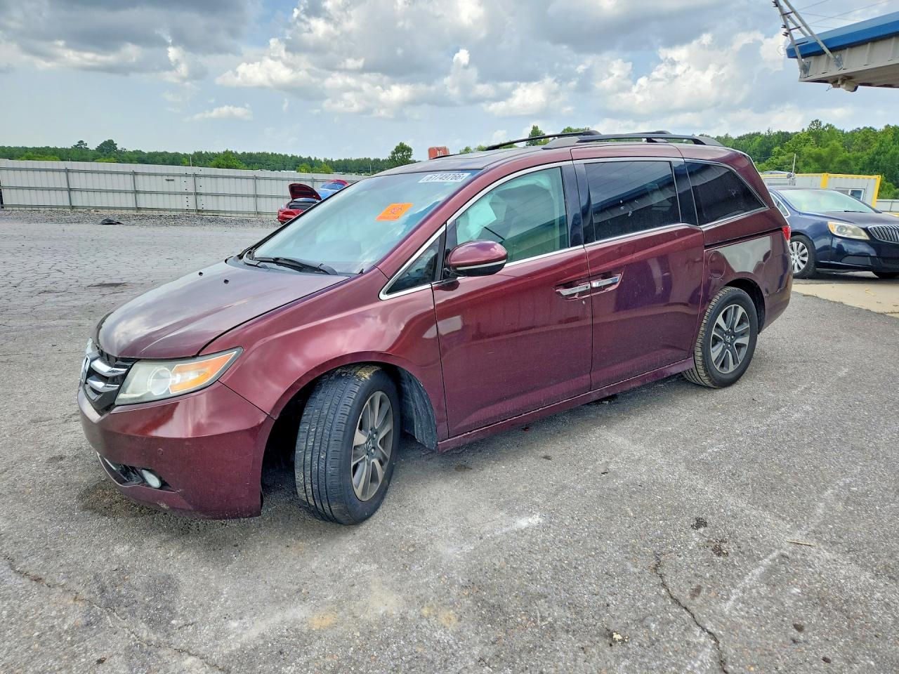 2016 Honda Odyssey Touring Elite, VIN 5FNRL5H9XGB055596 — Rollover