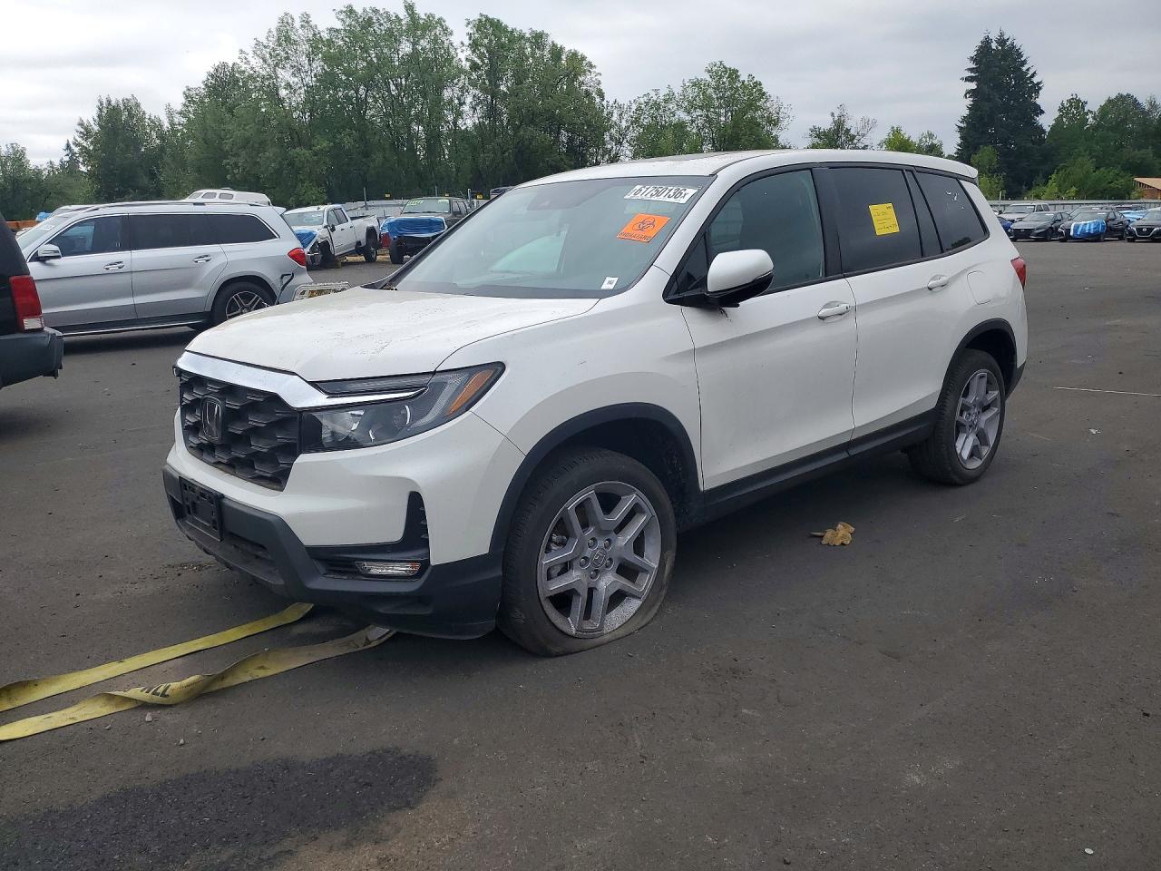 2024 Honda Passport EX-L, VIN 5FNYF8H55RB023160 — Front end