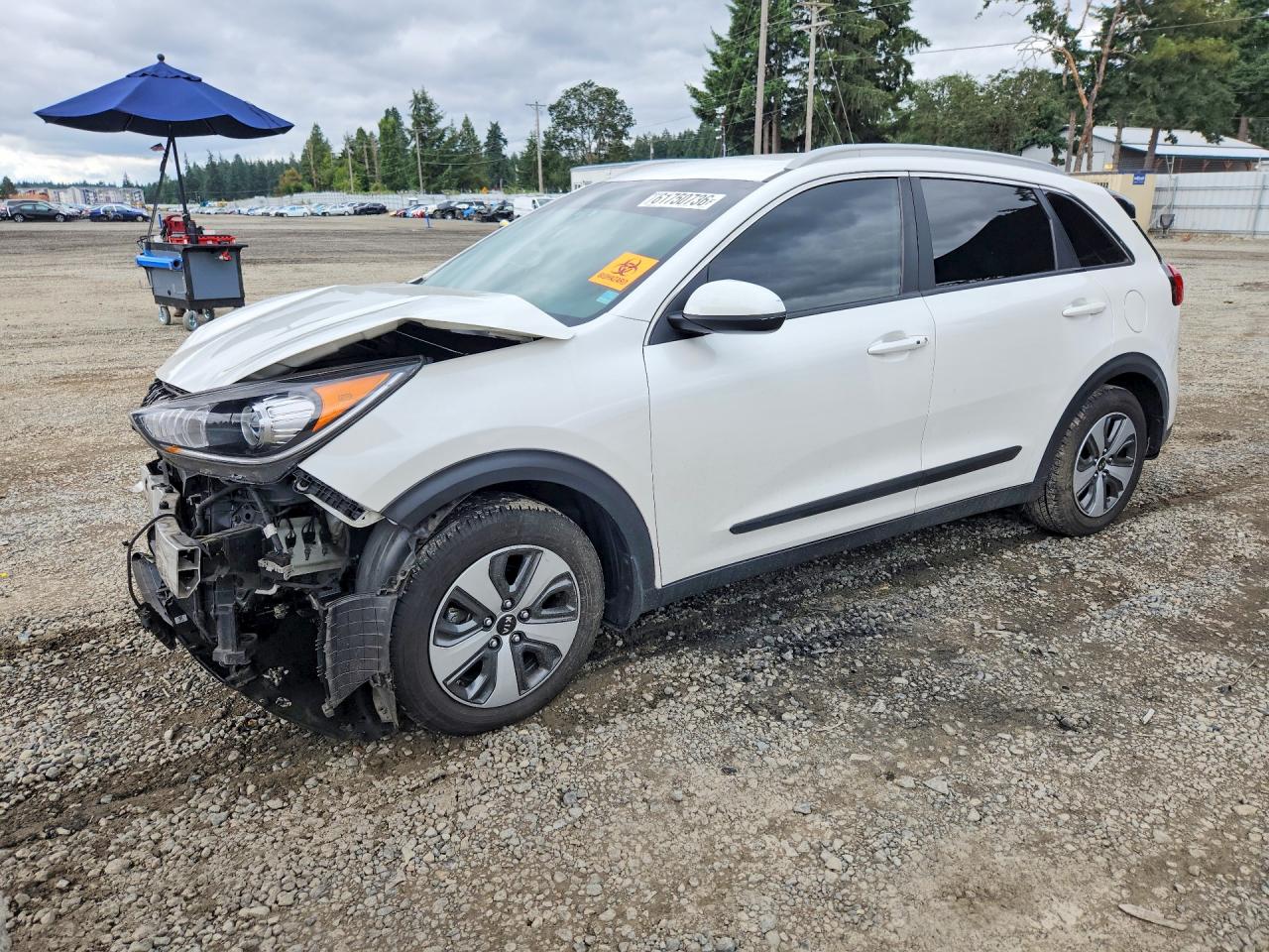 2018 Kia Niro LX, VIN KNDCB3LC3J5160392 — Front end