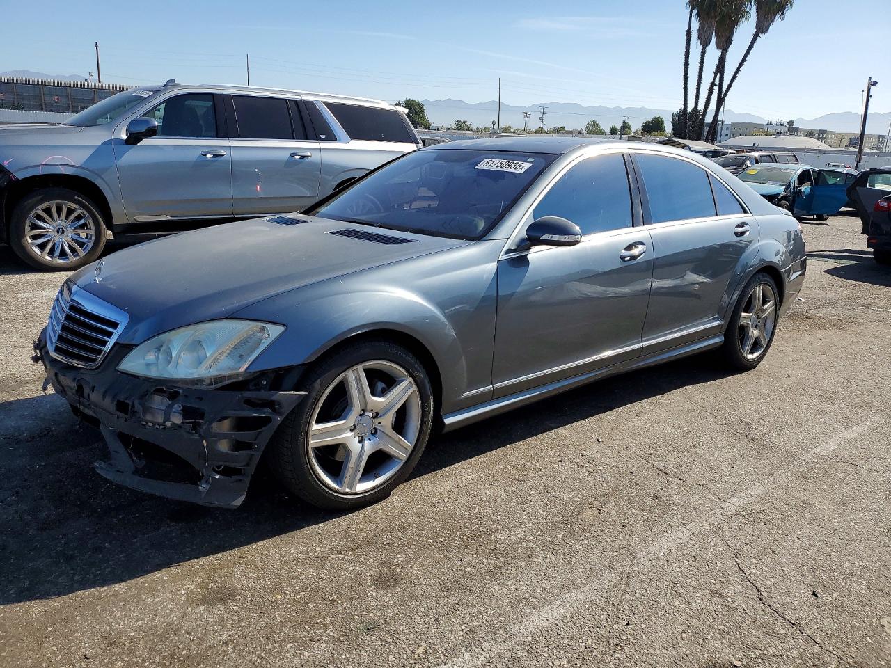 2008 Mercedes-Benz S 550, VIN WDDNG71X68A234659 — Front end