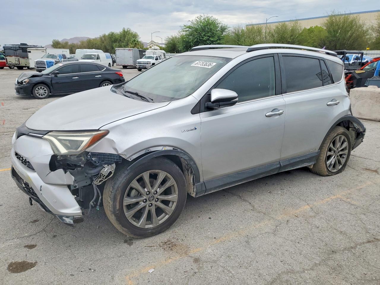 2016 Toyota RAV4 Limited, VIN JTMDJREV6GD010848 — Rear end