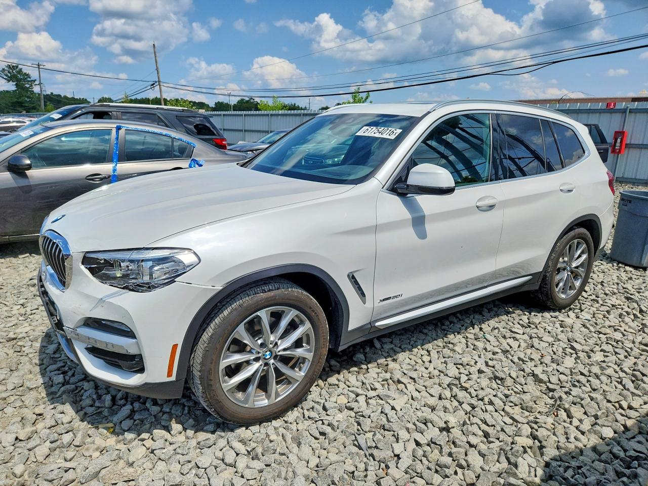 2018 BMW X3 xDrive30i, VIN 5UXTR9C56JLC76649 — Front end