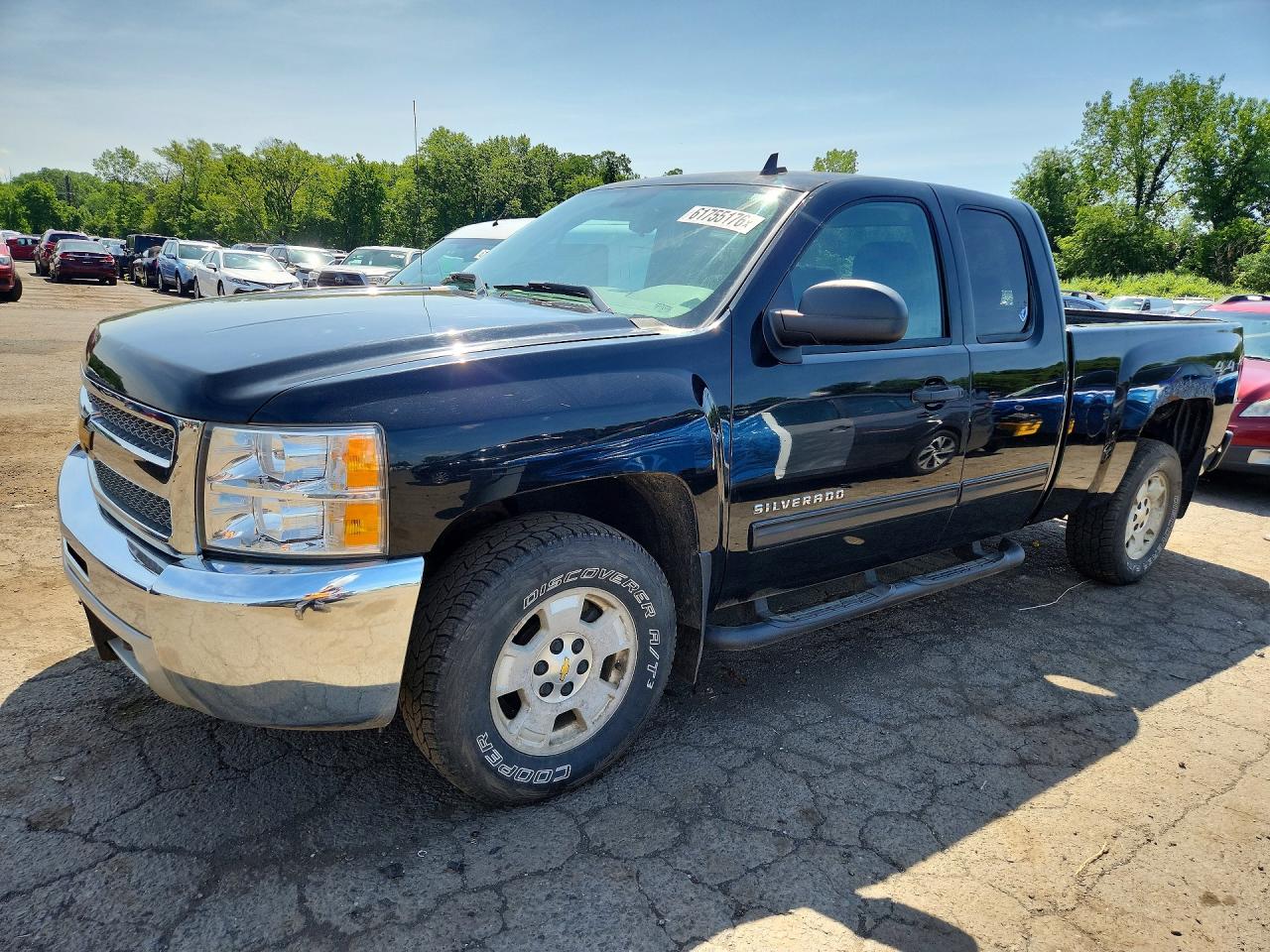 2012 Chevrolet Silverado 1500 LT, VIN 1GCRKSE74CZ323244 — Крыша