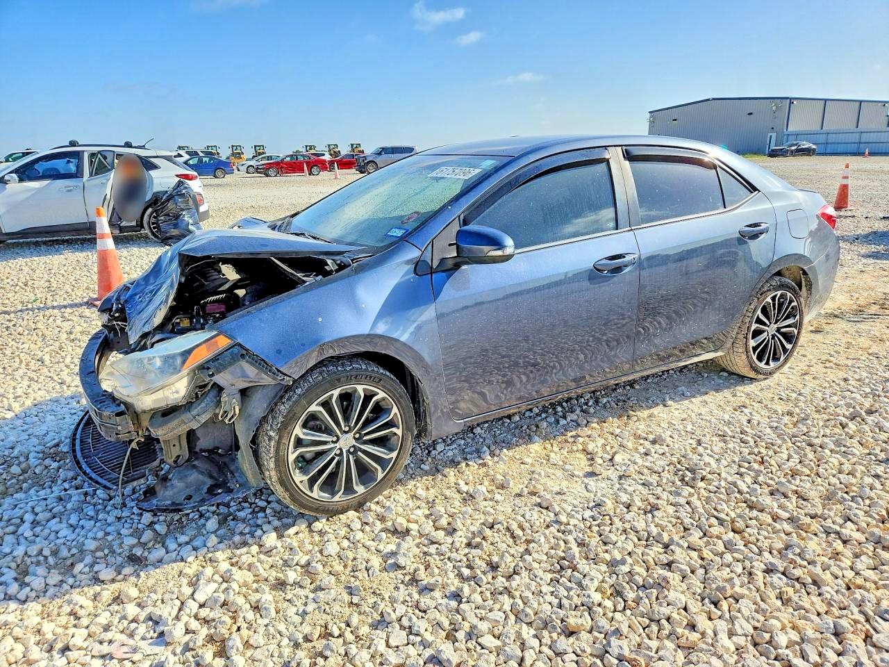 2016 Toyota Corolla S Plus, VIN 5YFBURHE6GP548117 — Front end