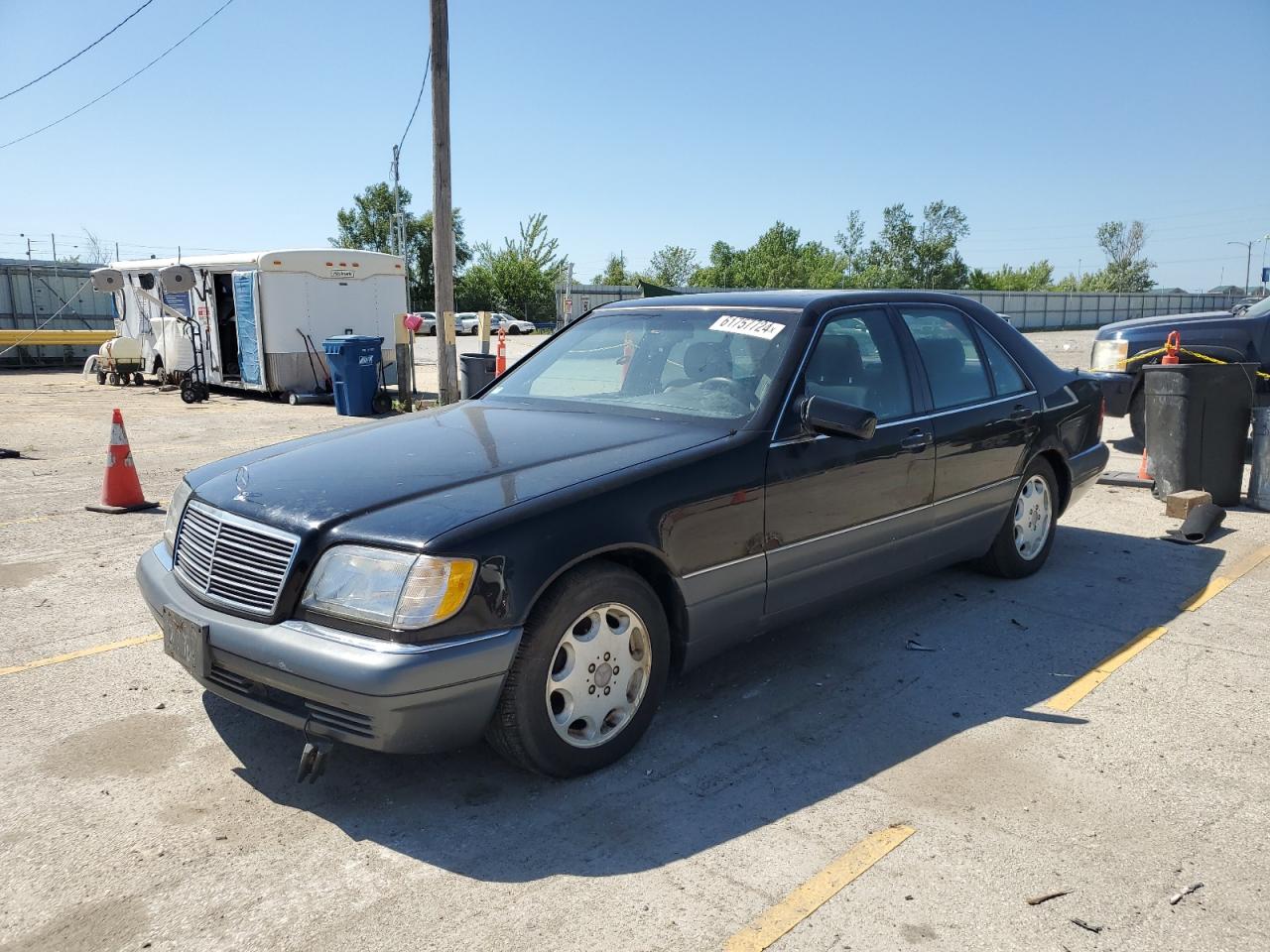 1996 Mercedes-Benz S 320, VIN WDBGA32E7TA320385 — Vandalism