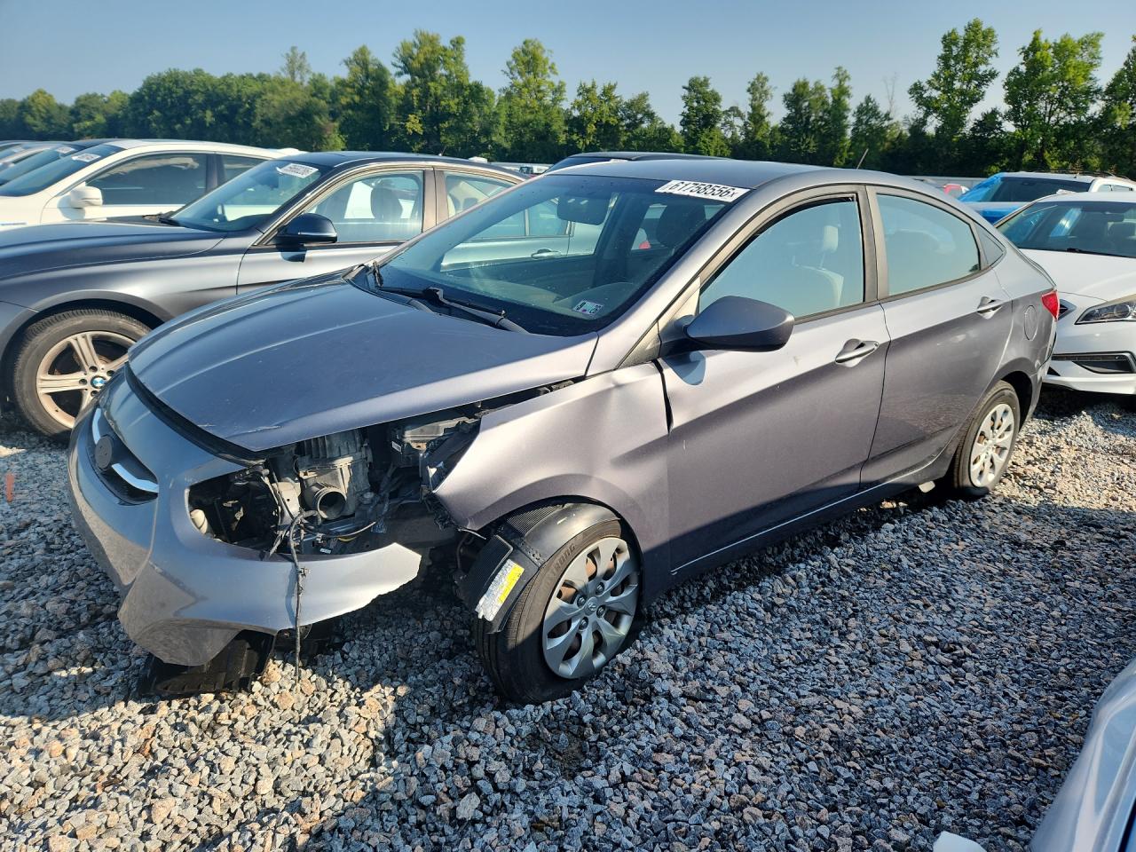 2017 Hyundai Accent SE, VIN KMHCT4AE9HU202647 — Front end