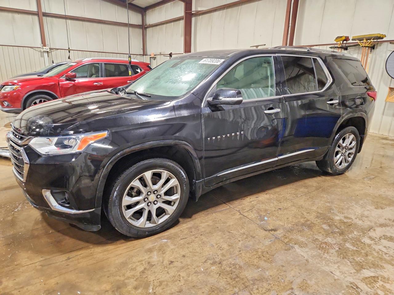 2021 Chevrolet Traverse Premier, VIN 1GNEVKKW7MJ164051 — Interior fire