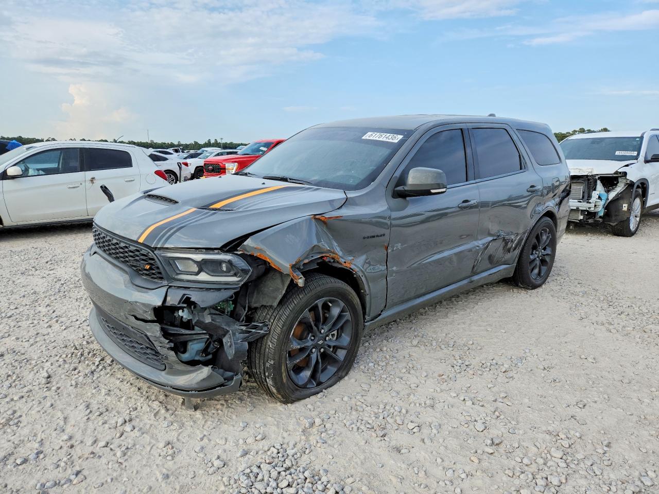 2022 Dodge Durango R/T Plus, VIN 1C4SDHCT4NC229286 — Опрокидывание