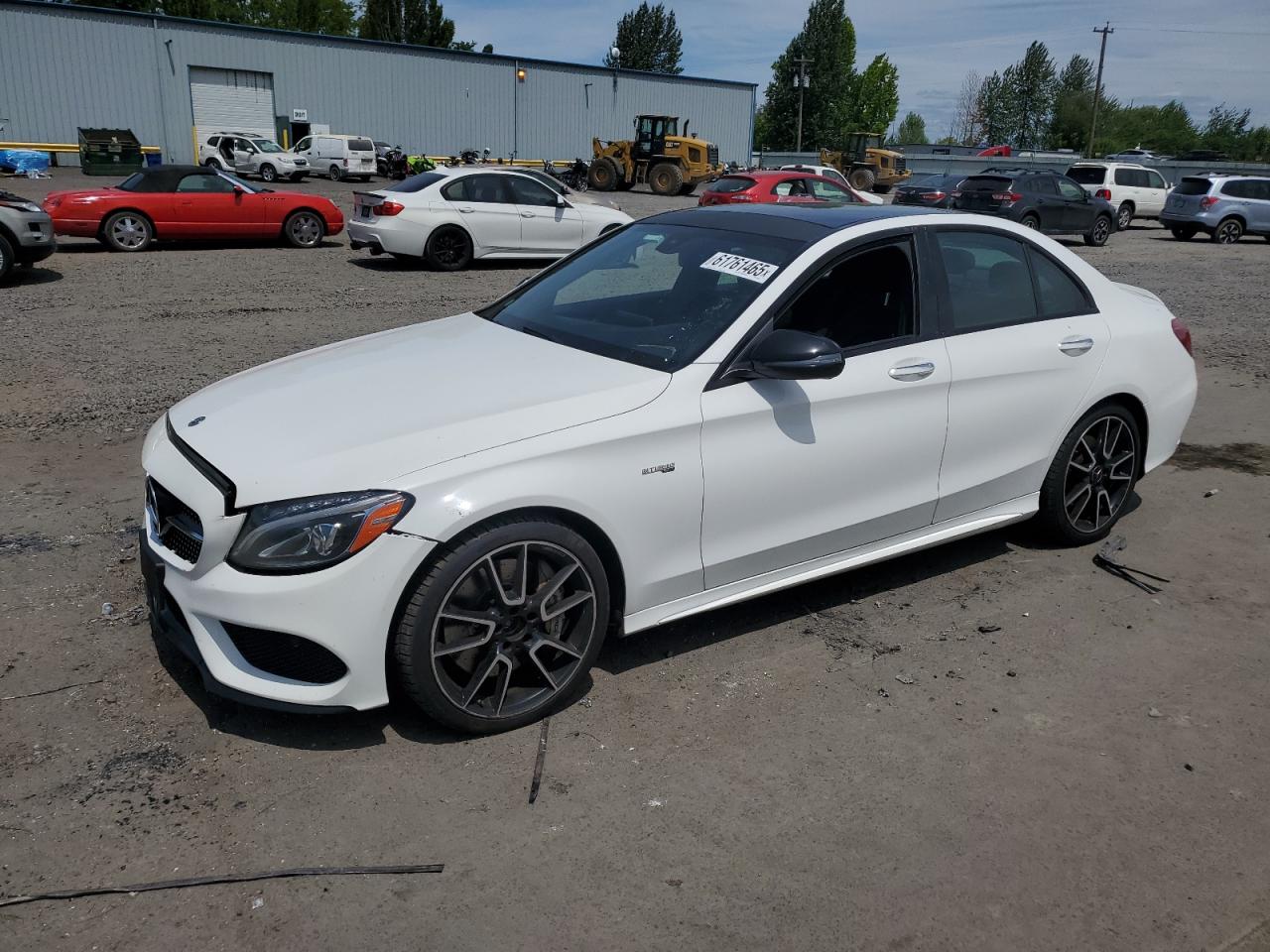 2018 Mercedes-Benz C 43 AMG, VIN 55SWF6EBXJU247534 — Фото с аукциона