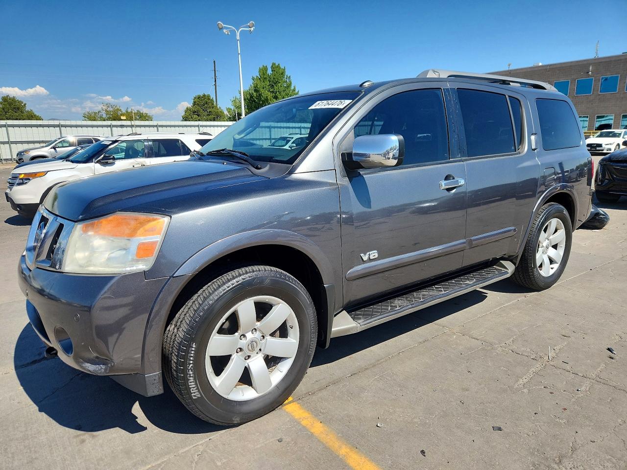 2008 Nissan Armada LE, VIN 5N1AA08C68N600788 — Hail