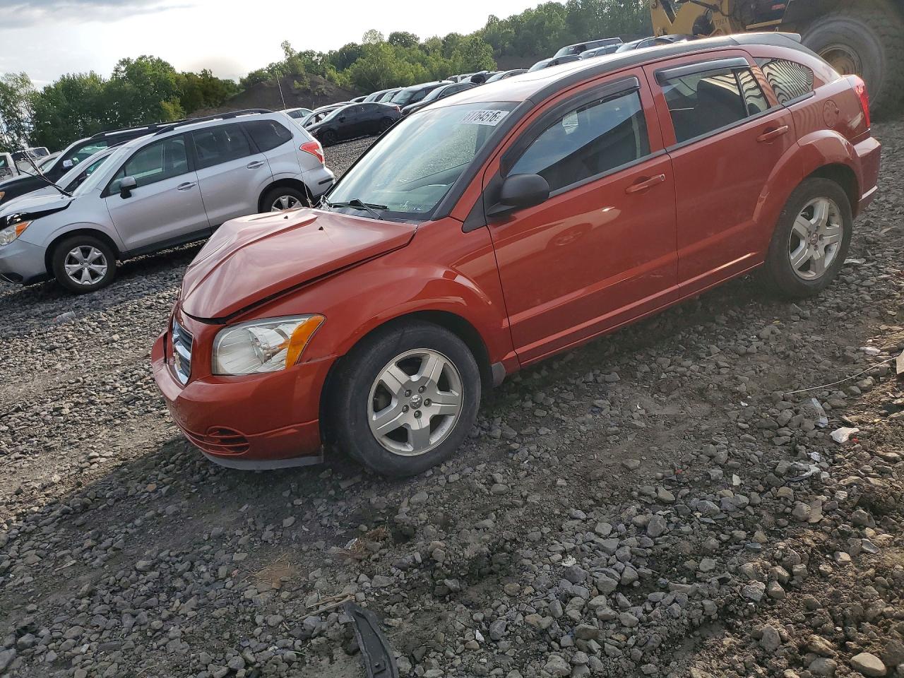 2009 Dodge Caliber SXT, VIN 1B3HB48A29D108015 — Front end