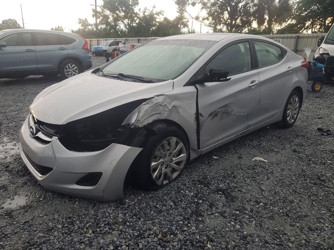 2012 Hyundai Elantra Limited, VIN KMHDH4AE8CU252082 — Front end
