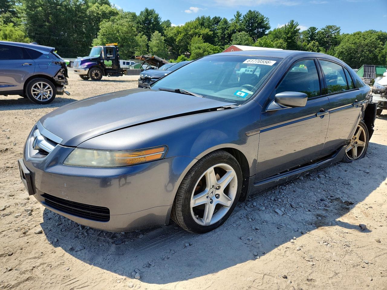 2004 Acura TL, VIN 19UUA66264A047528 — Rear end