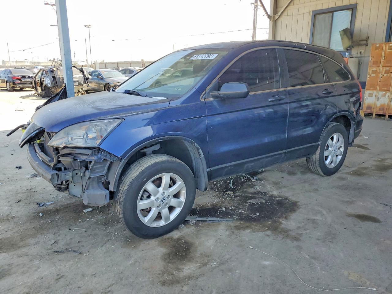 2008 Honda CR-V LX, VIN JHLRE38308C027818 — Front end