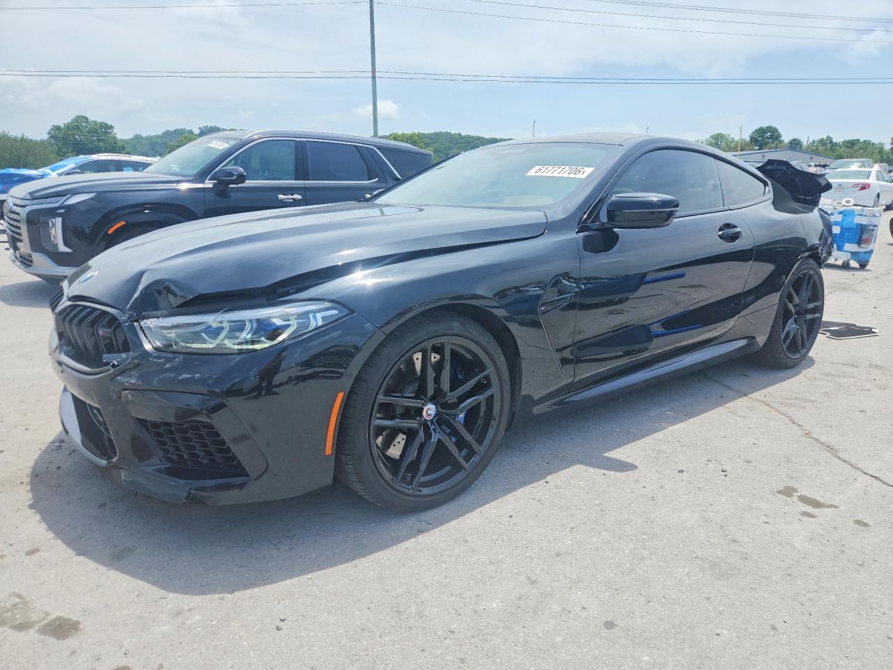 2020 BMW M8 Competition, VIN WBSAE0C00LBM08386 — Rear end