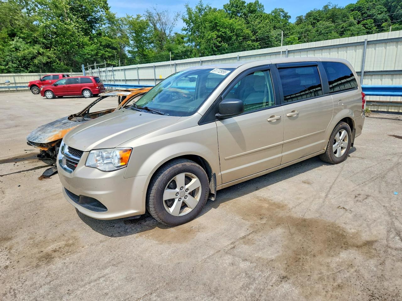 2013 Dodge Grand Caravan SE, VIN 2C4RDGBG3DR516699 — Roof