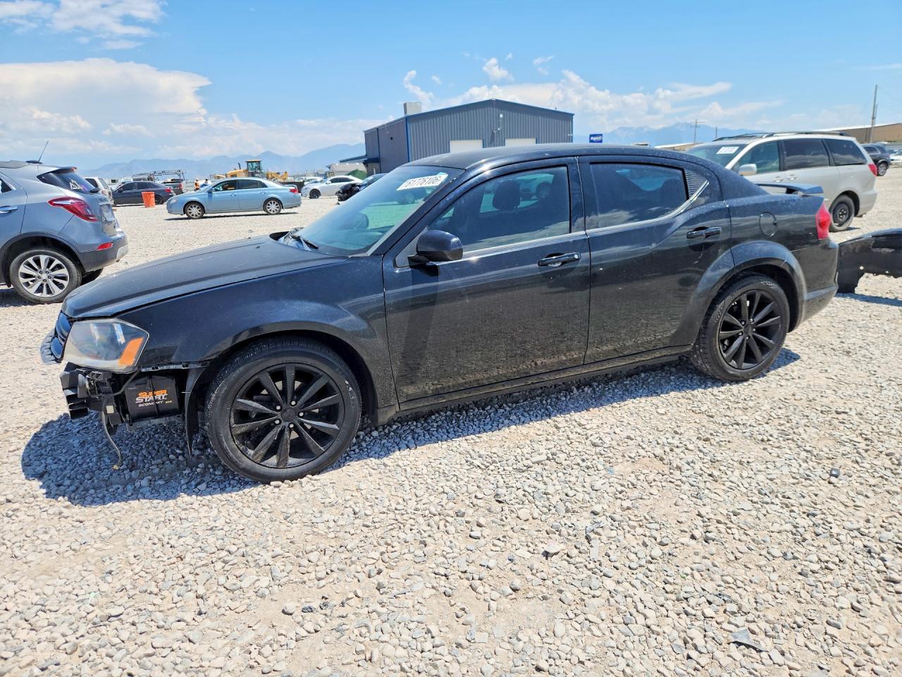 2014 Dodge Avenger SXT, VIN 1C3CDZCG8EN184441 — Front end