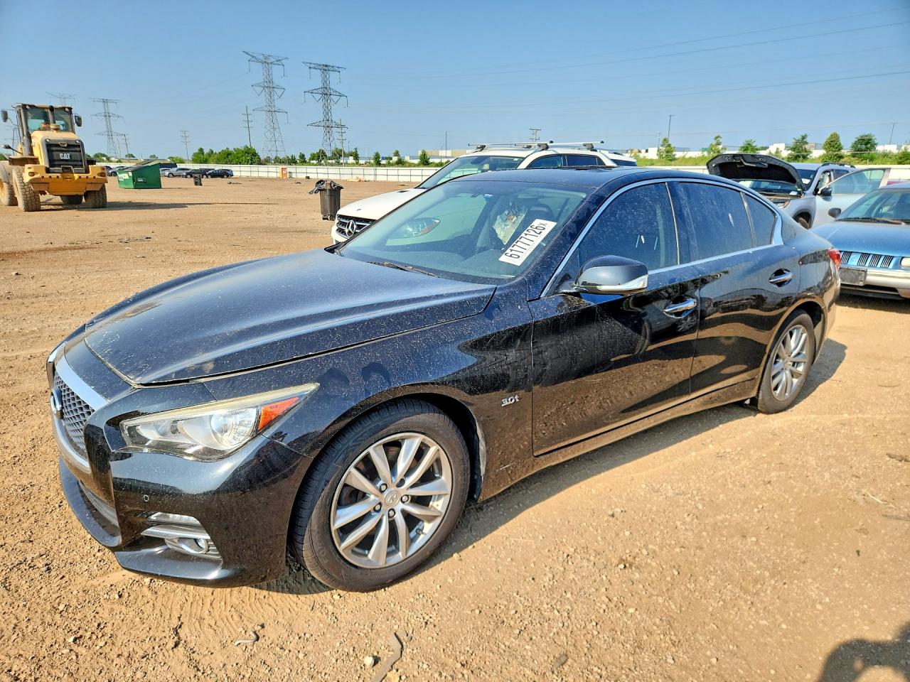 2017 Infiniti Q50 Premium, VIN JN1EV7ARXHM836760 — Vandalism