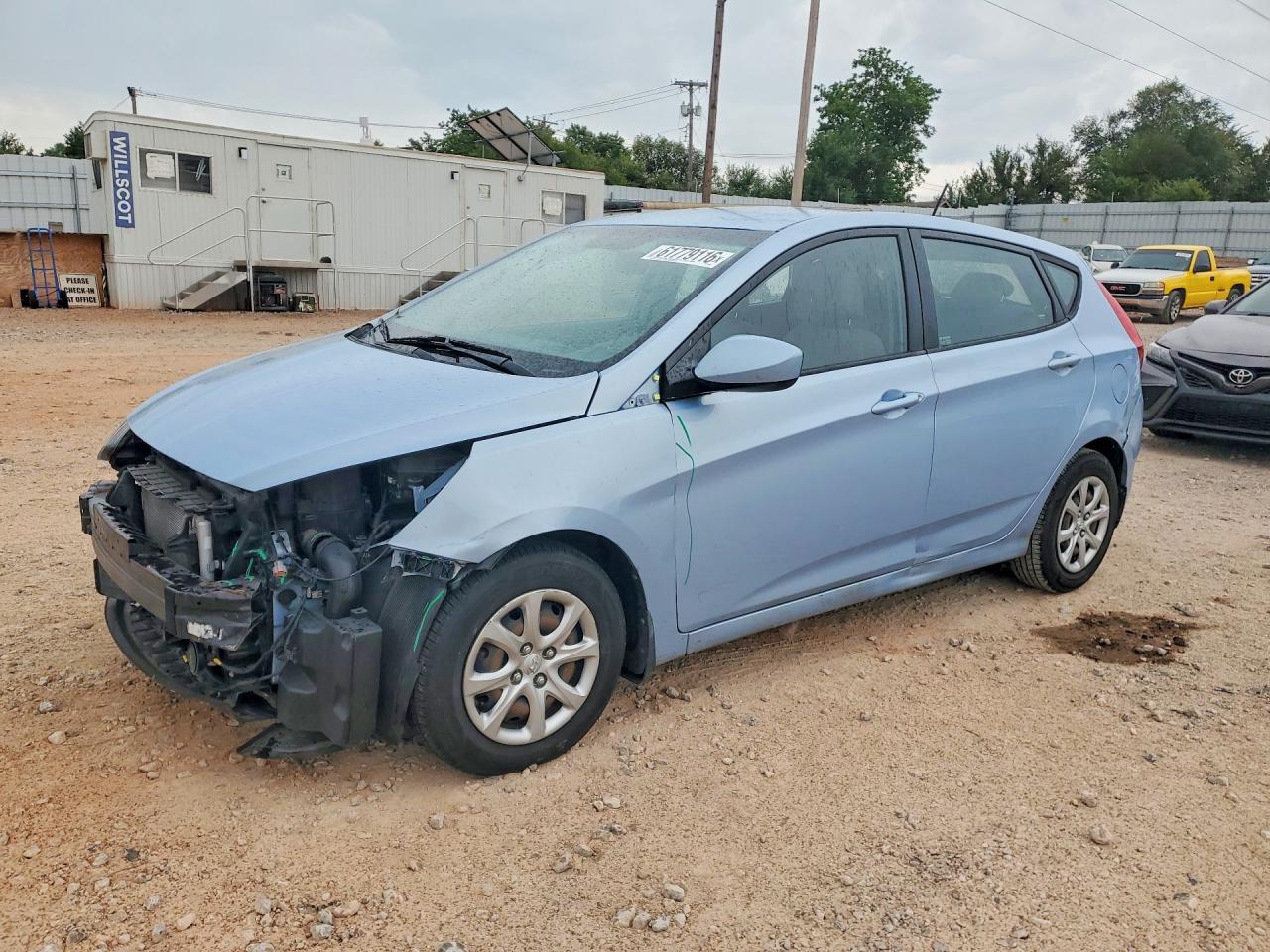 2014 Hyundai Accent GS, VIN KMHCT5AE8EU182585 — Перед