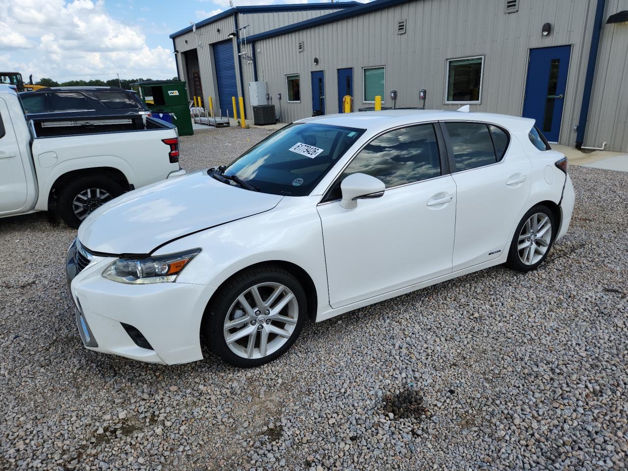 2016 Lexus CT 200h, VIN JTHKD5BHXG2251344 — Rear end