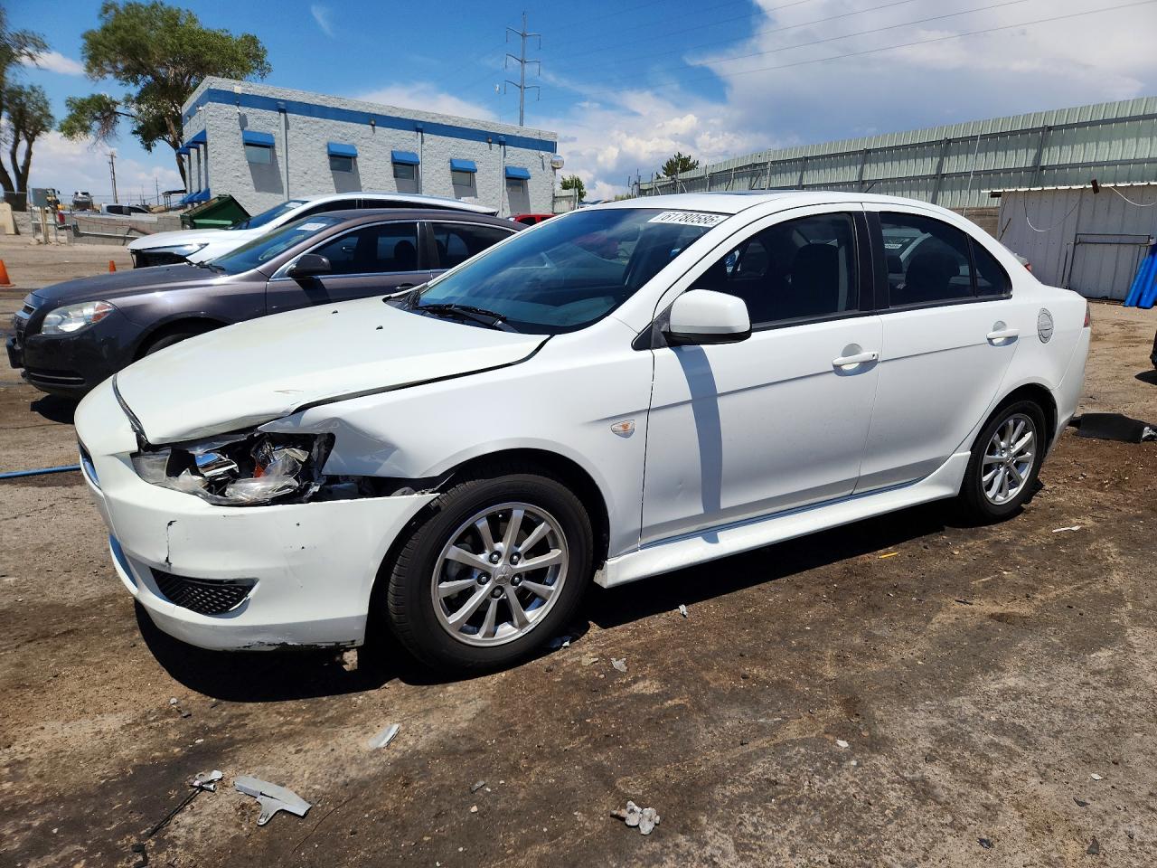 2011 Mitsubishi Lancer ES, VIN JA32U2FU0BU035487 — Front end