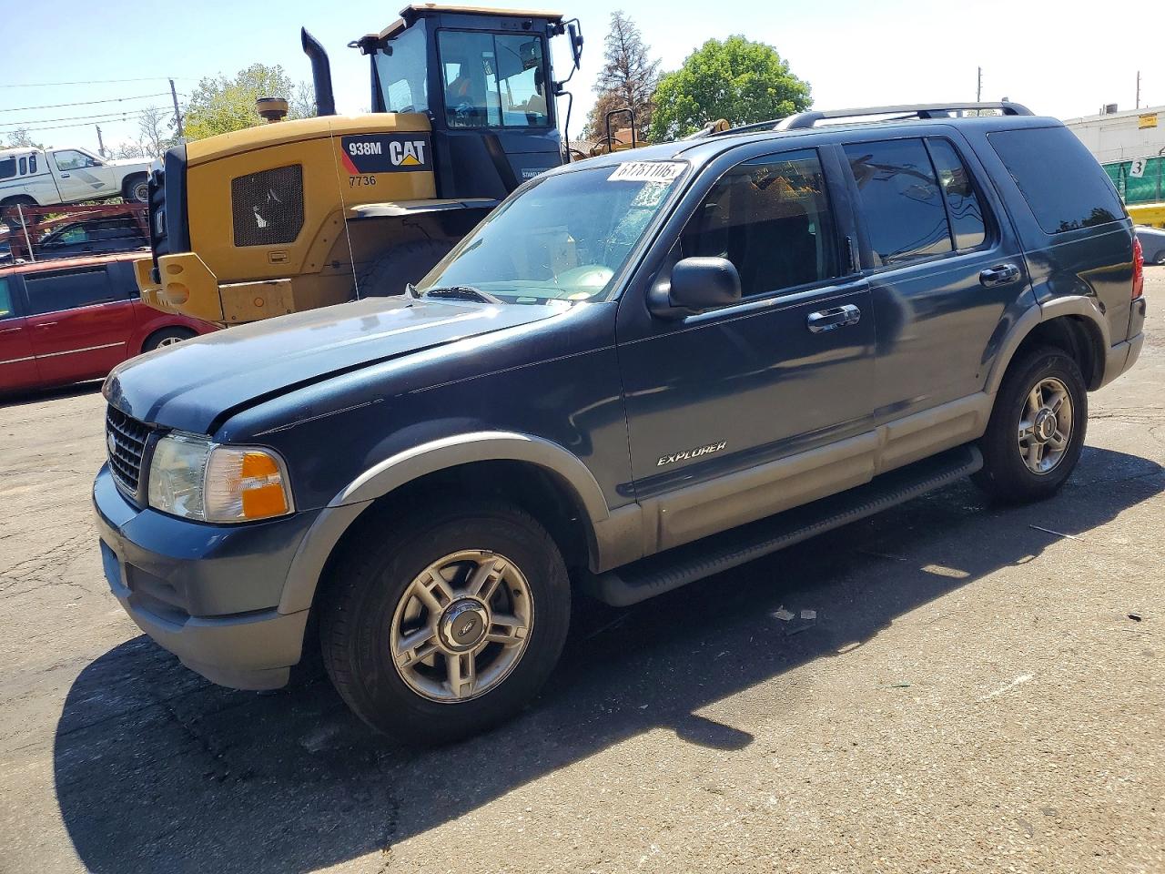 2002 Ford Explorer XLT, VIN 1FMZU73W42ZB66942 — Rear end