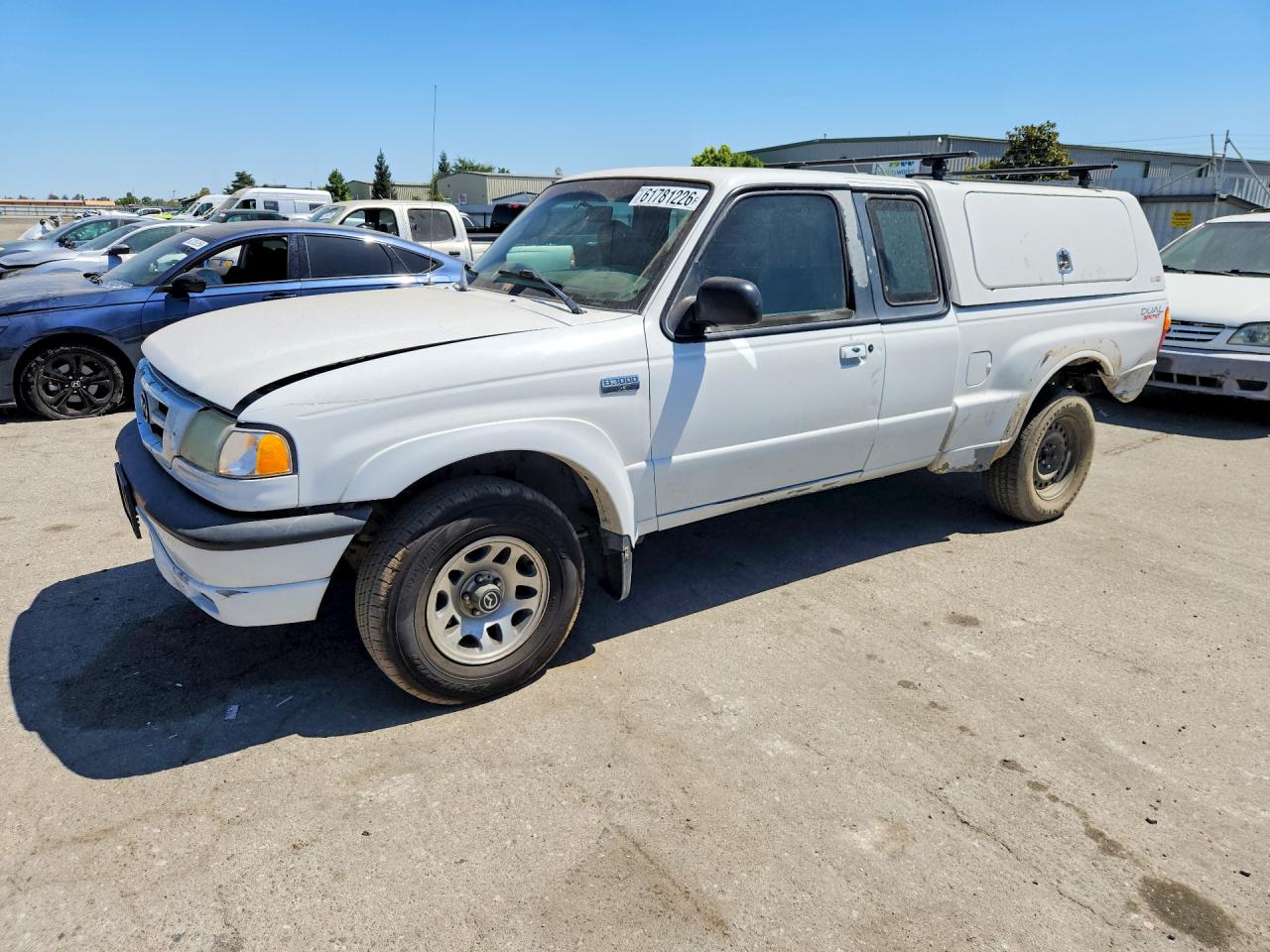 2003 Mazda B-Series DS, VIN 4F4YR16V13TM09099 — Rear end