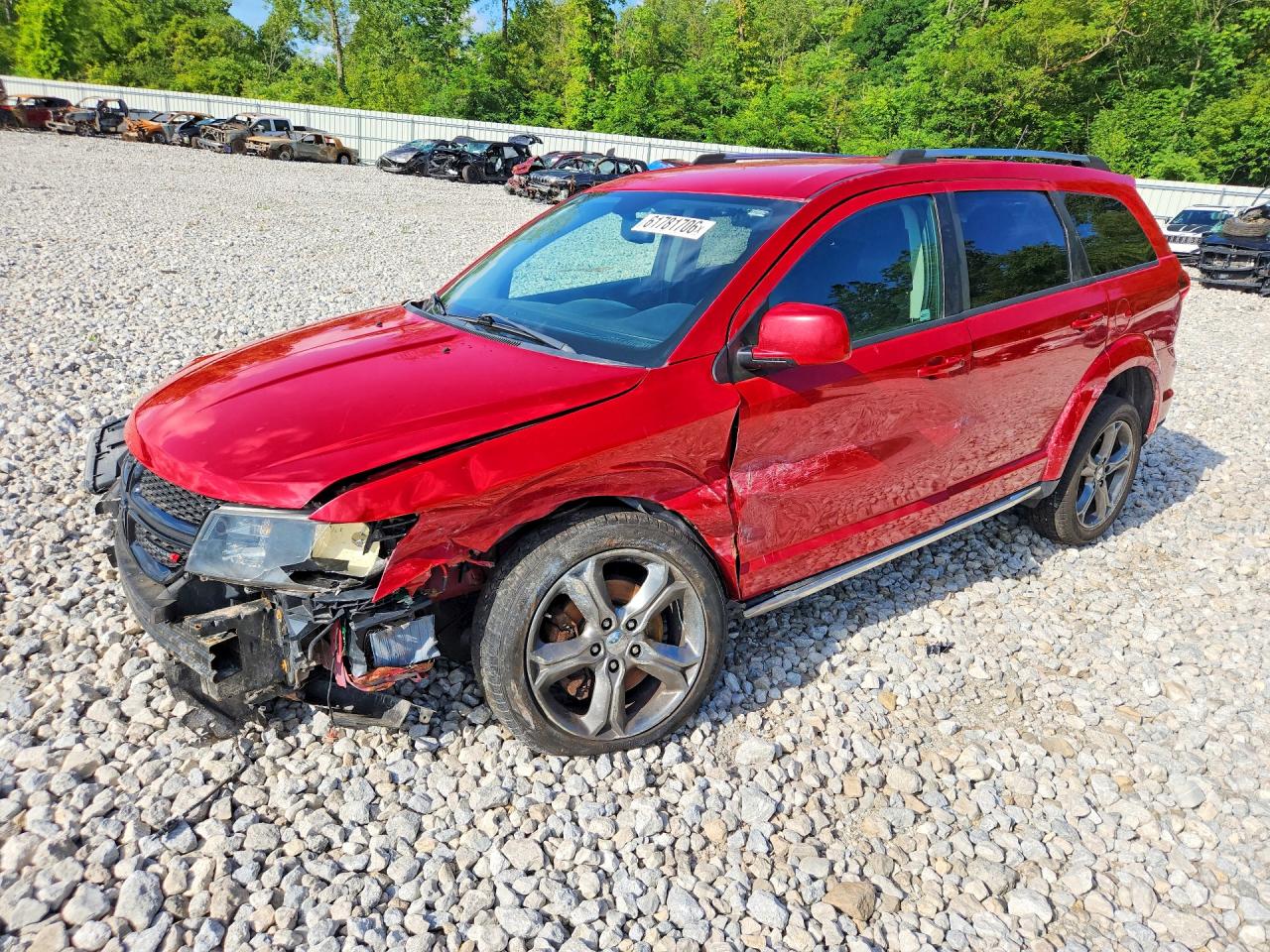 2017 Dodge Journey Crossroad Plus, VIN 3C4PDDGG9HT553290 — Перед