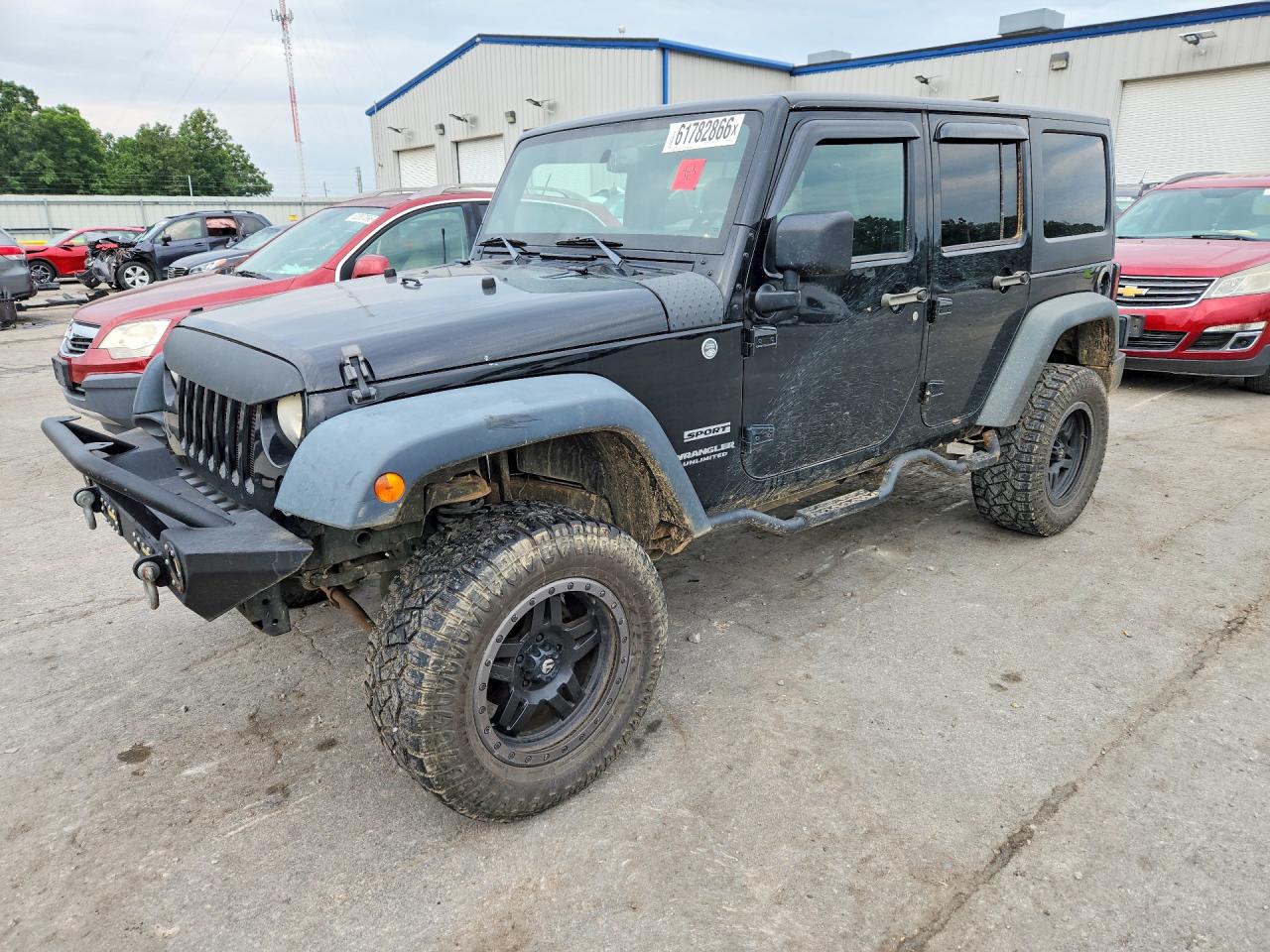 2014 Jeep Wrangler Unlimited Sport, VIN 1C4BJWDG5EL102691 — Undercarriage