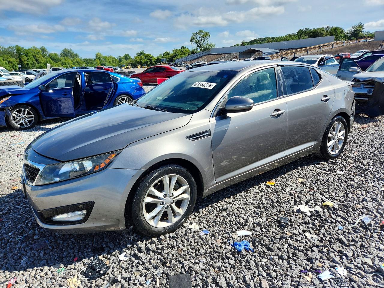 2012 Kia Optima EX, VIN 5XXGN4A75CG040967 — Rear end