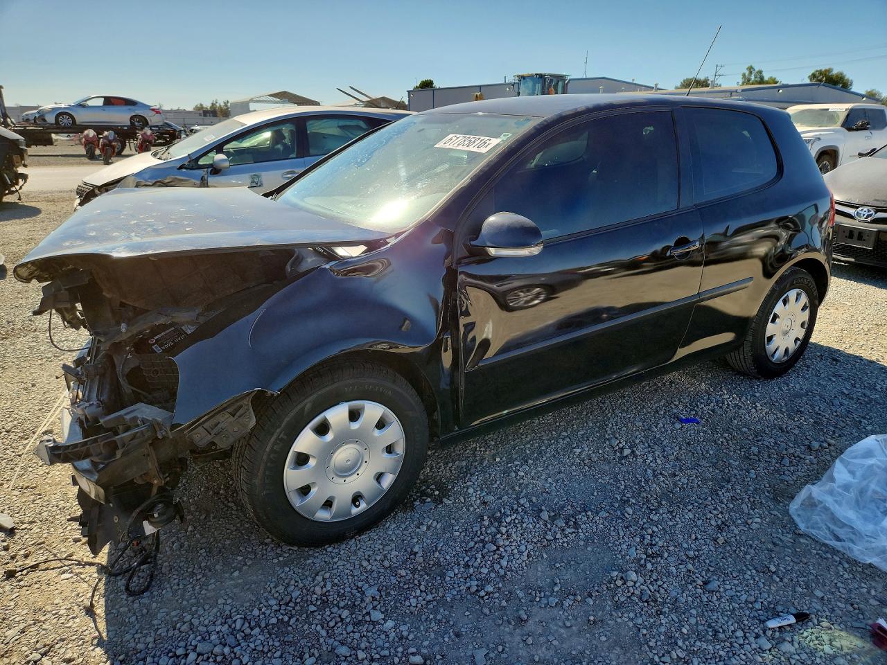 2006 Volkswagen Rabbit, VIN WVWBS71K36W147186 — Front end
