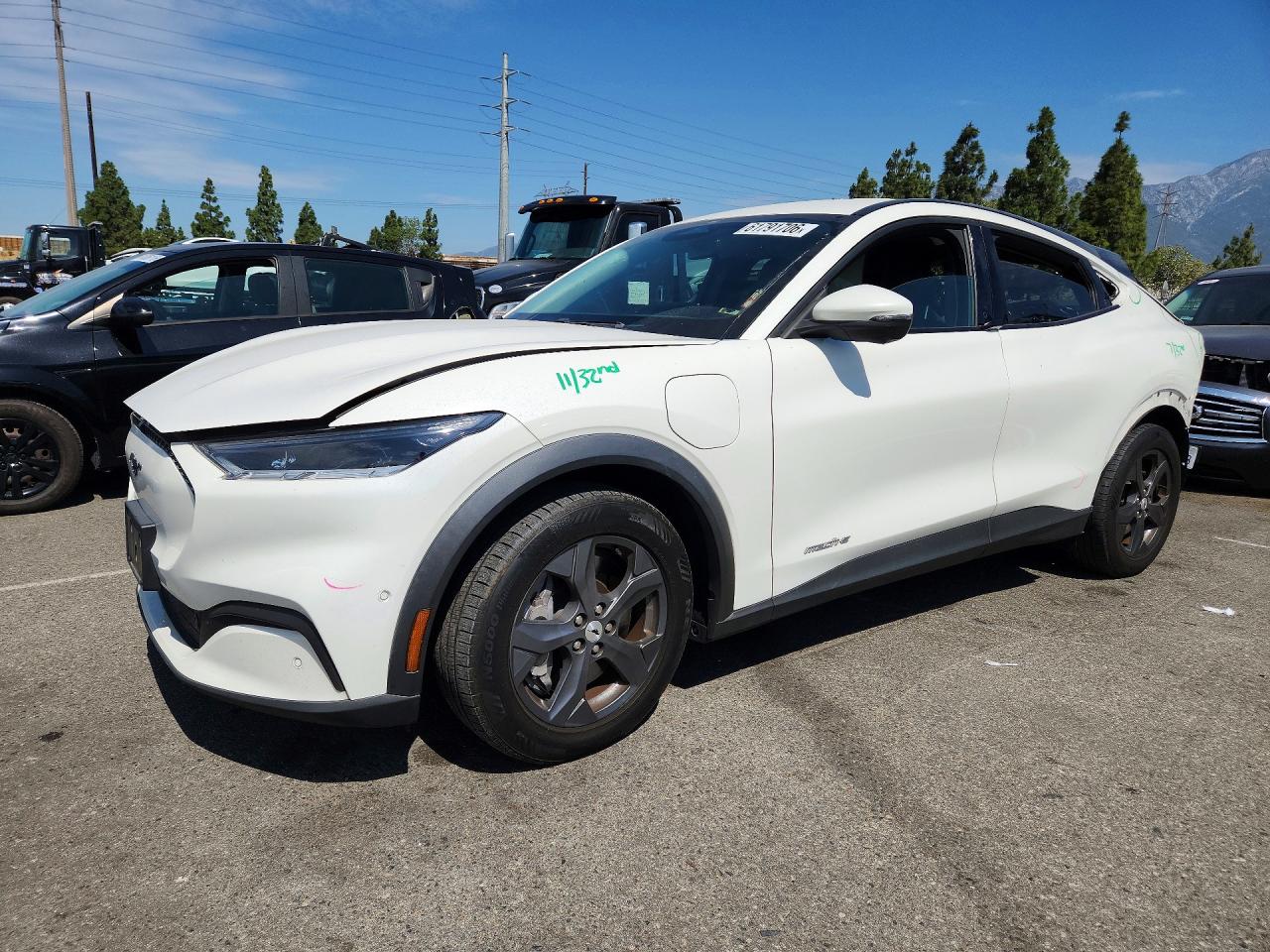 2021 Ford Mustang Mach-E Select, VIN 3FMTK1RM9MMA41843 — Rear end