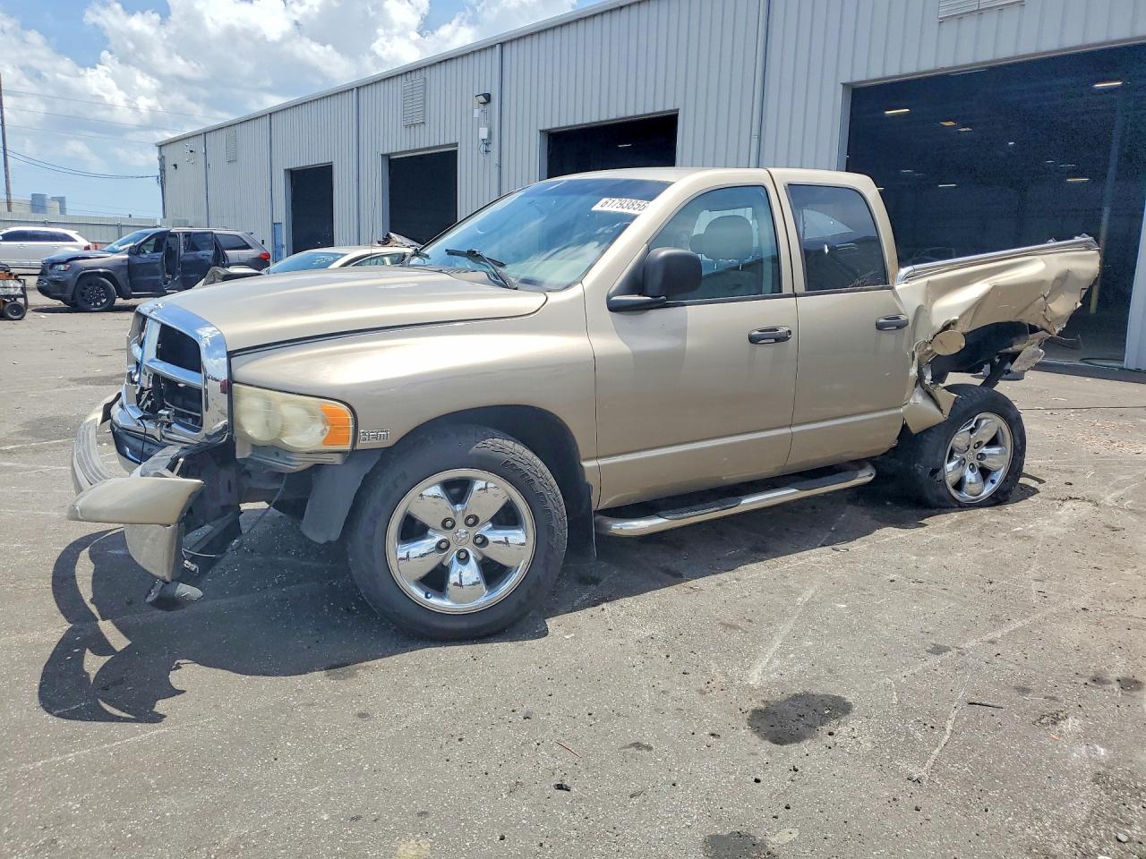 2005 Dodge 1500 SLT, VIN 1D7HA18D35S239413 — Rear end