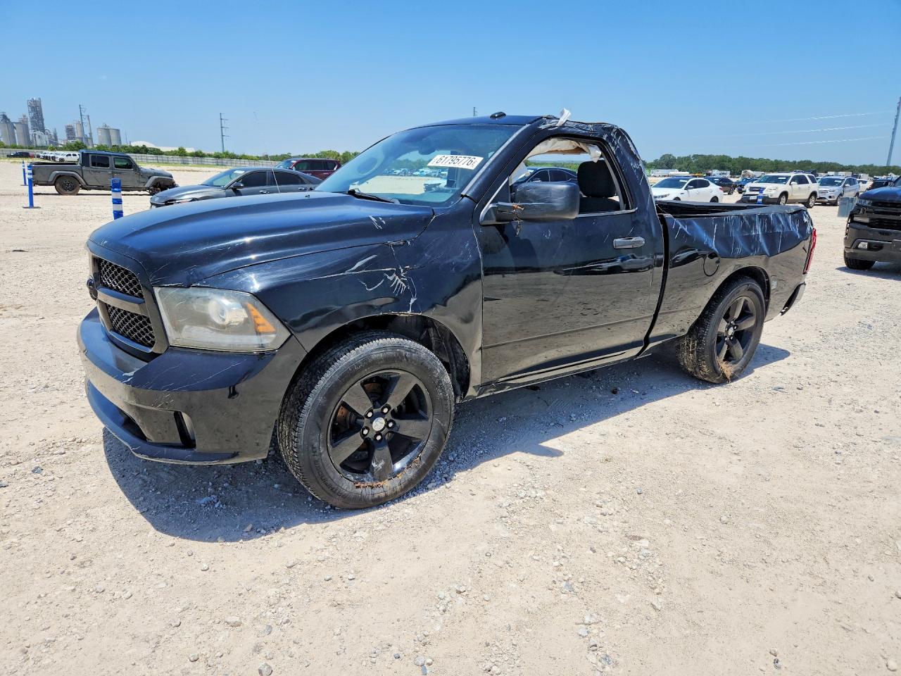 2014 Ram 1500 Express, VIN 3C6JR6AT0EG250922 — Rollover