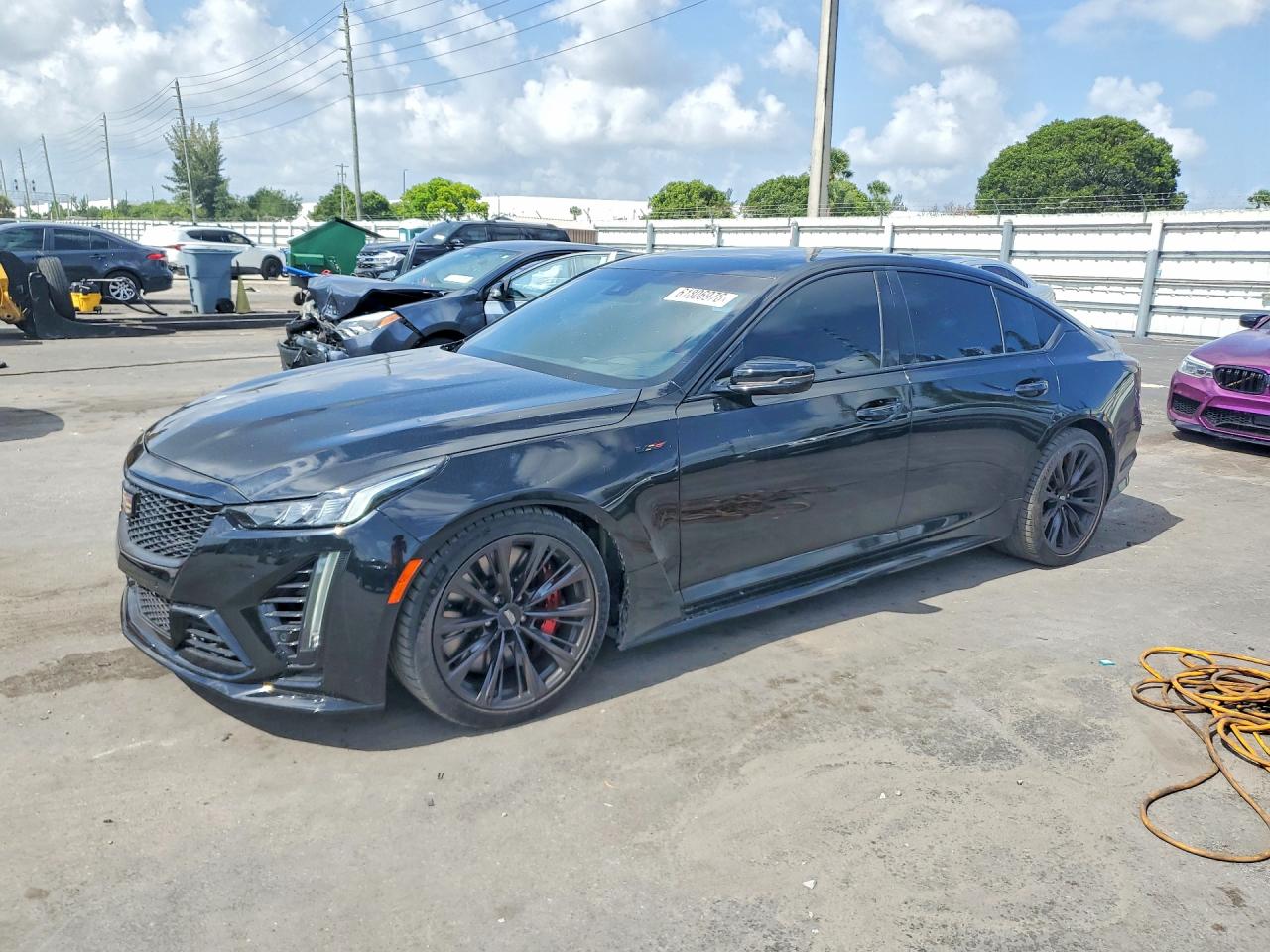 2024 Cadillac CT5-V Blackwing, VIN 1G6D35R61R0810573 — Normal wear