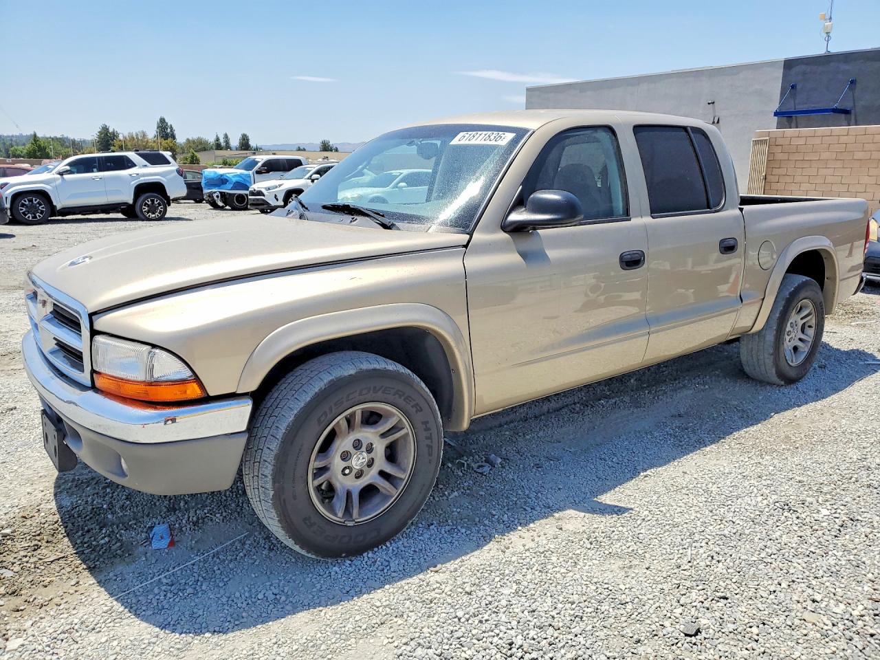 2003 Dodge Dakota SLT, VIN 1D7HL48X33S155496 — Side